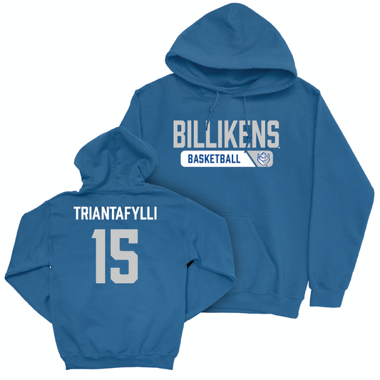 St. Louis Women's Basketball Royal Staple Hoodie - Marilena Triantafylli Small