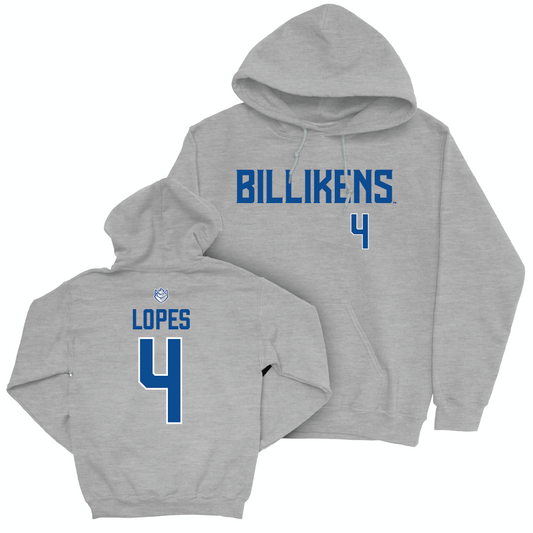 St. Louis Men's Soccer Sport Grey Billikens Hoodie - Tiago Lopes Small