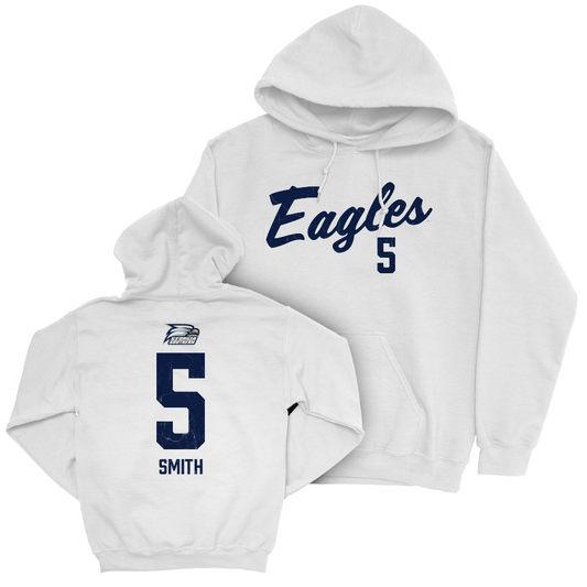 Georgia Southern Football White Script Hoodie  - TJ Smith