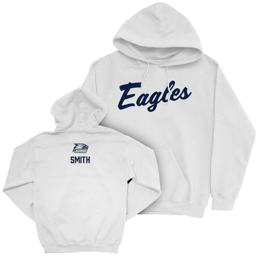 Georgia Southern Women's Track & Field White Script Hoodie   - Alanna Smith