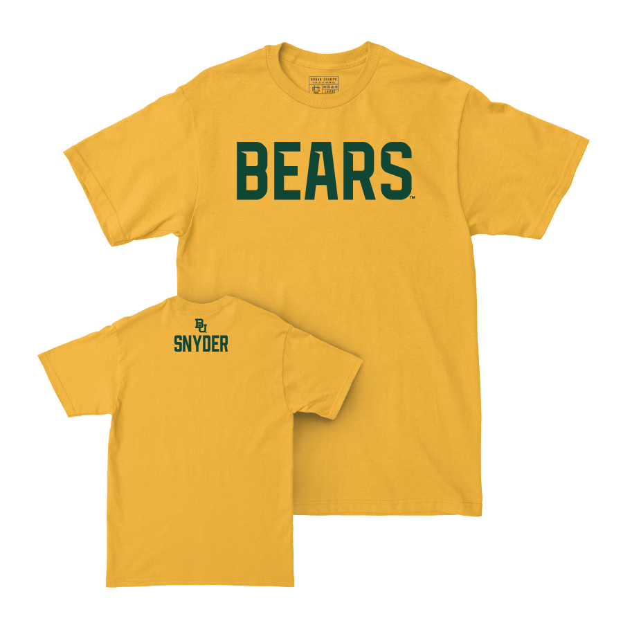 Baylor Women's Golf Gold Bears Tee - Britta Snyder