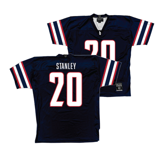 Duquesne Football Navy Jersey - Donovan Stanley