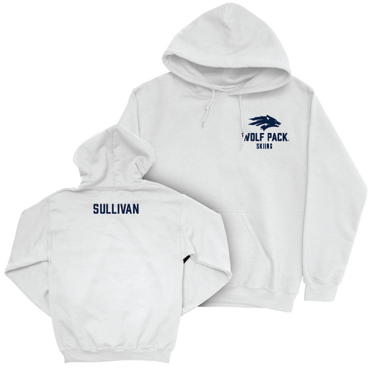 Nevada Women's Skiing White Logo Hoodie  - Georgie Sullivan