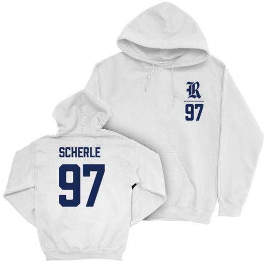 Rice Football White Logo Hoodie - Alexander Scherle