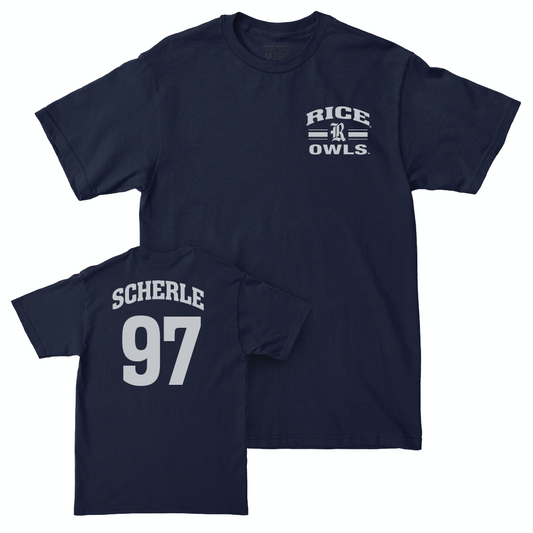 Rice Football Navy Victory Tee - Alexander Scherle