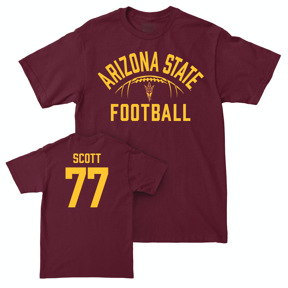 Arizona State Football Maroon Stadium Tee  - Kyle Scott