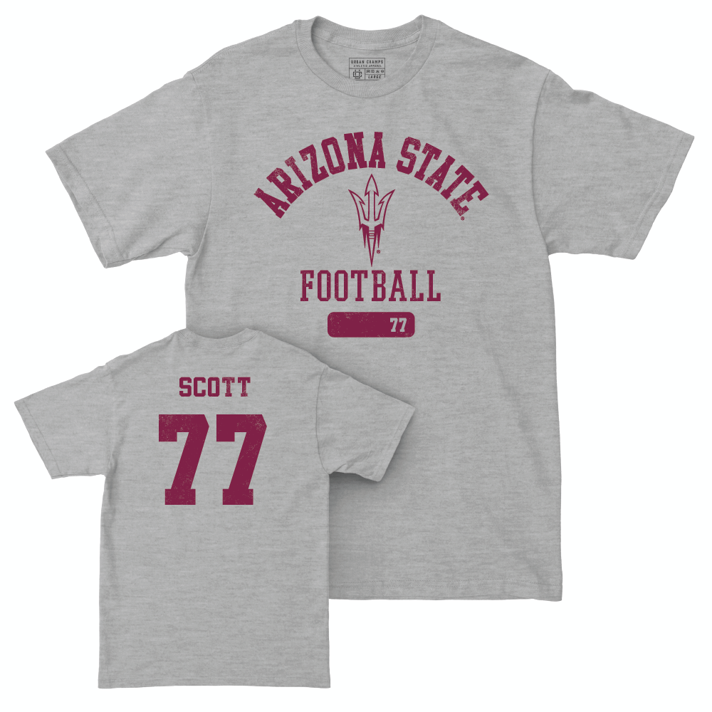 Arizona State Football Sport Grey Varsity Tee  - Kyle Scott