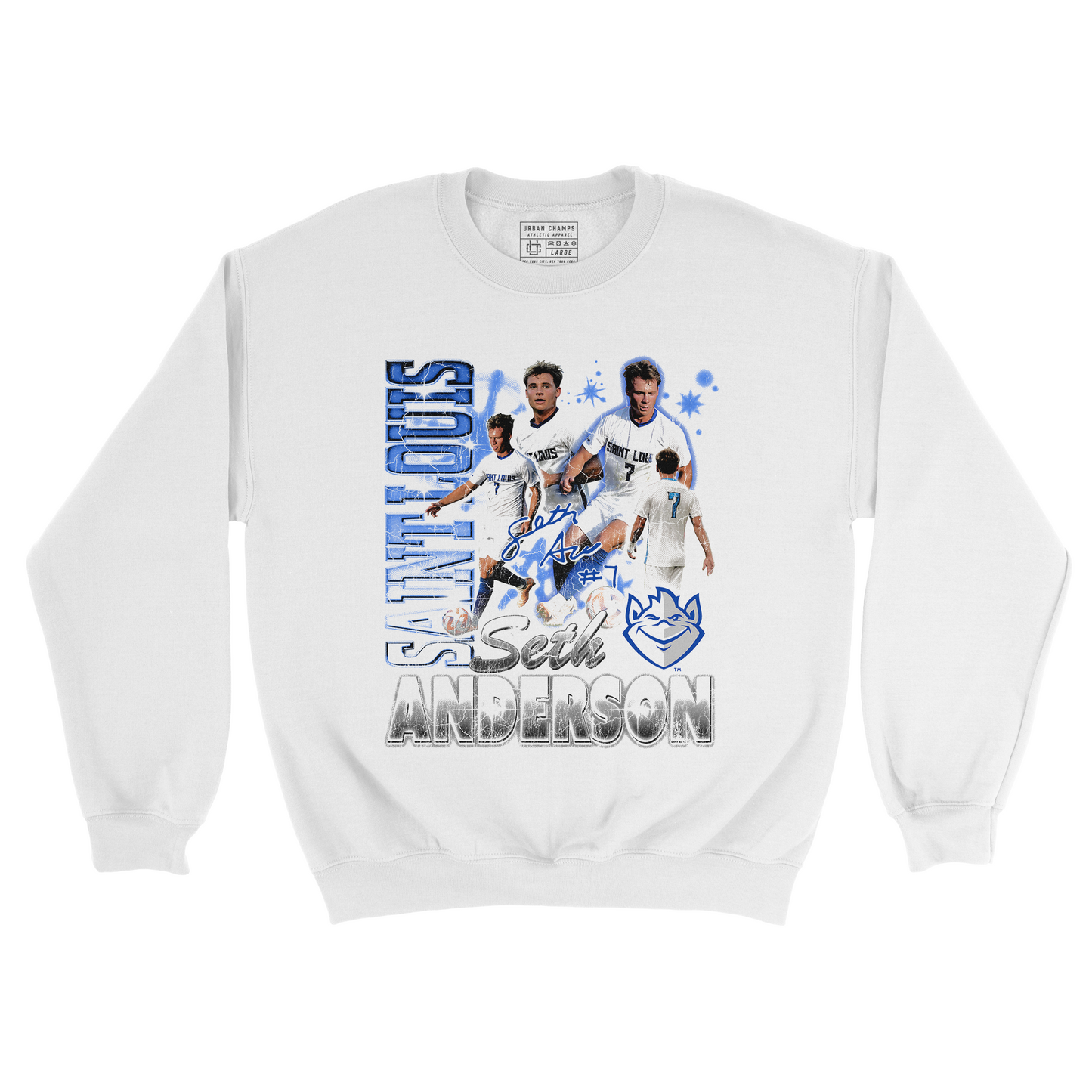 EXCLUSIVE RELEASE - Seth Anderson Throwback White Crew