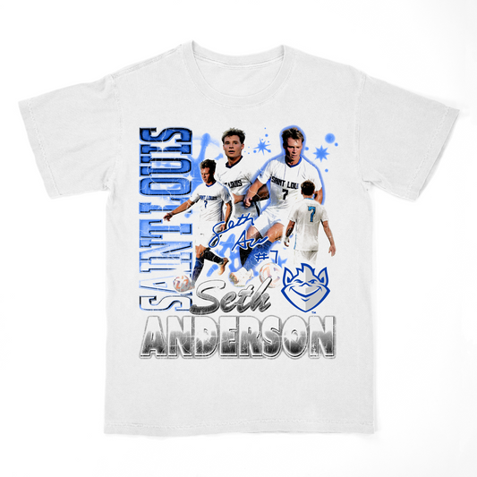 EXCLUSIVE RELEASE - Seth Anderson Throwback White Tee