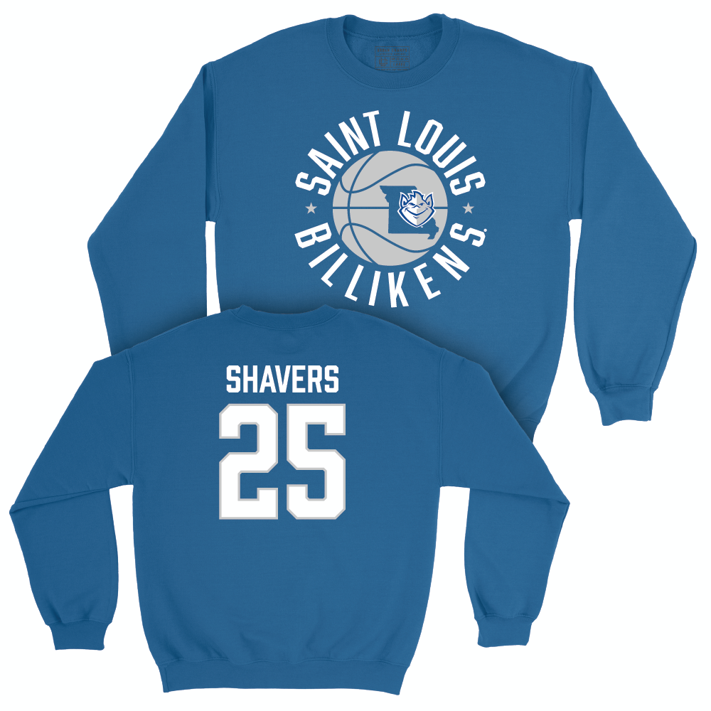 Saint Louis Women's Basketball Royal Hardwood Crew - Marcavia Shavers