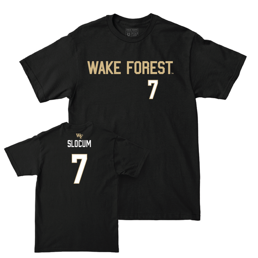 Wake Forest Football Black Sideline Tee - Evan Slocum