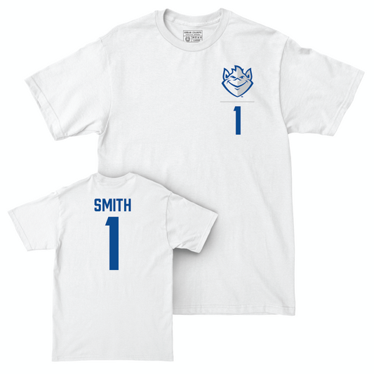 Saint Louis Women's Field Hockey White Logo Comfort Colors Tee   - Anna Smith