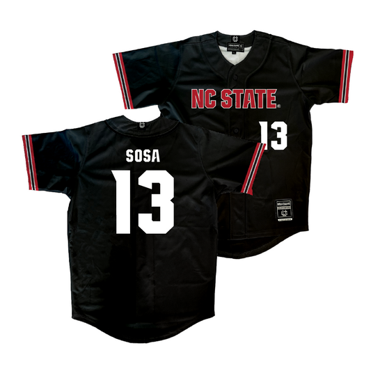 NC State Baseball Black Jersey - Alex Sosa