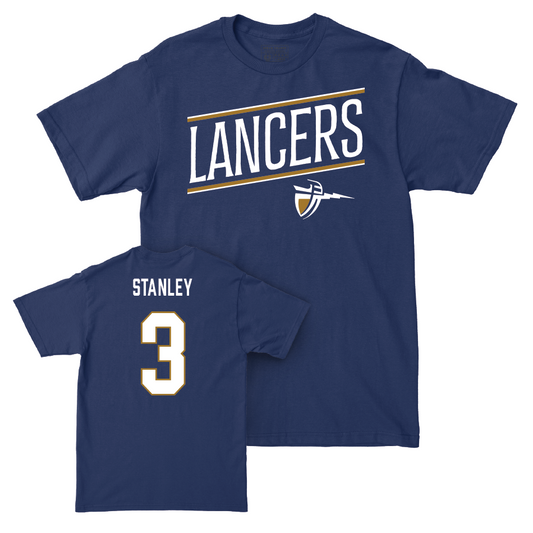 CBU Men's Water Polo Navy Slant Tee   - Toring Stanley