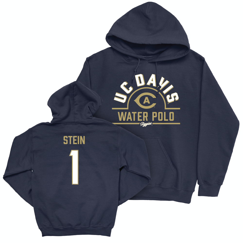 UC Davis Women's Water Polo Navy Arch Hoodie  - Eva Stein