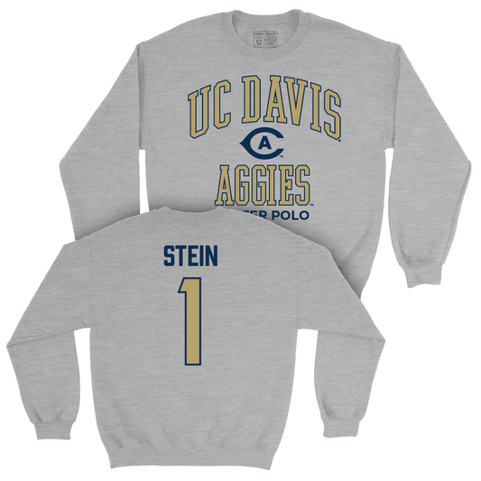 UC Davis Women's Water Polo Sport Grey Classic Crew  - Eva Stein