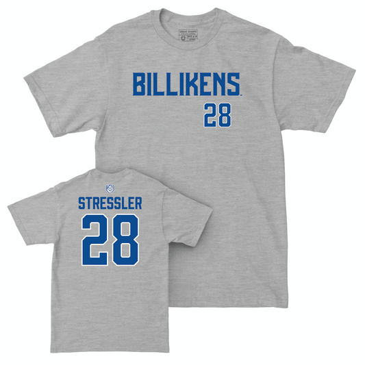 Saint Louis Baseball Sport Grey Billikens Tee  - Brenden Stressler