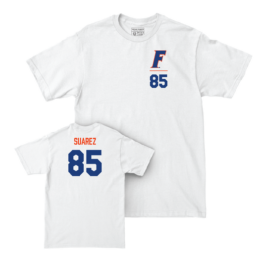 Florida Football White Logo Comfort Colors Tee - Willy Suarez