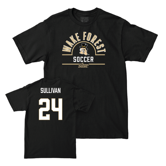 Wake Forest Men's Soccer Black Arch Tee  - Mason Sullivan