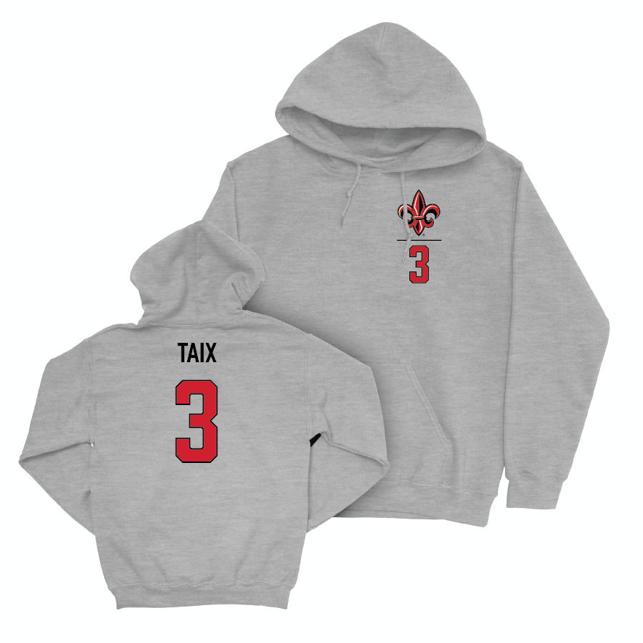 Louisiana Women's Volleyball Sport Grey Logo Hoodie  - Danielle Taix