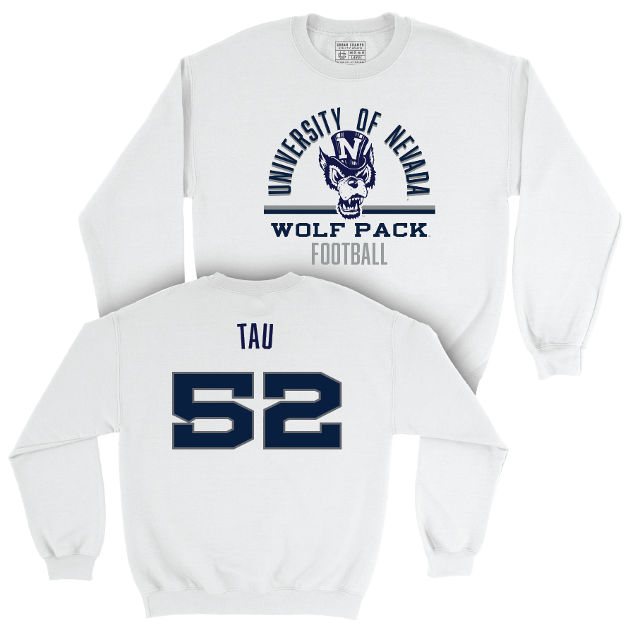 Nevada Football White Classic Crew    - Kitione Tau