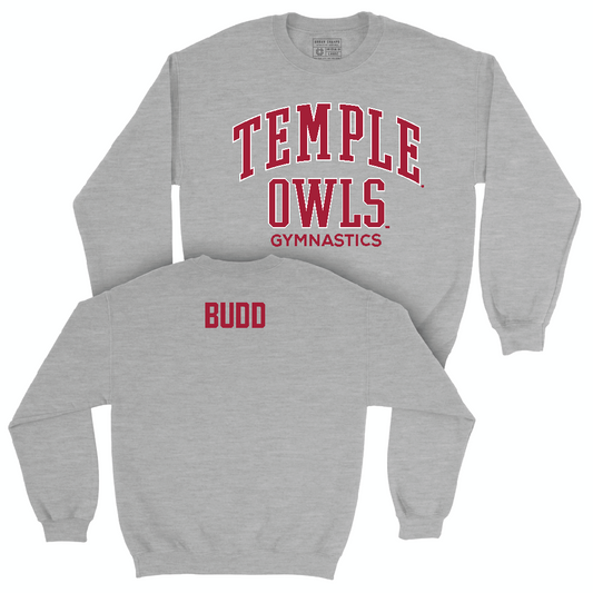 Temple Women's Gymnastics Sport Grey Classic Crew - Amelia Budd Small