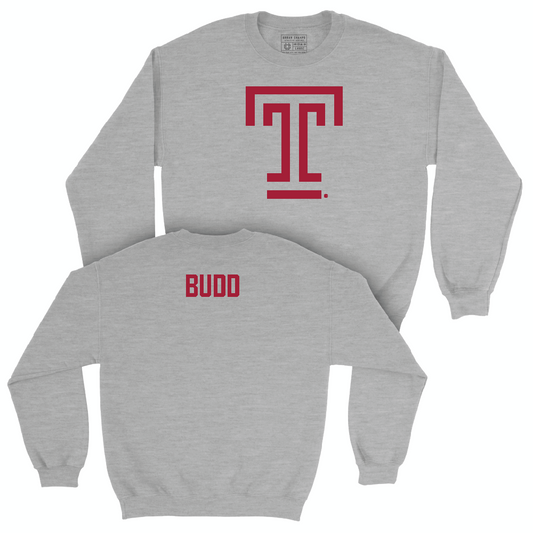 Temple Women's Gymnastics Sport Grey Temple Crew - Amelia Budd Small