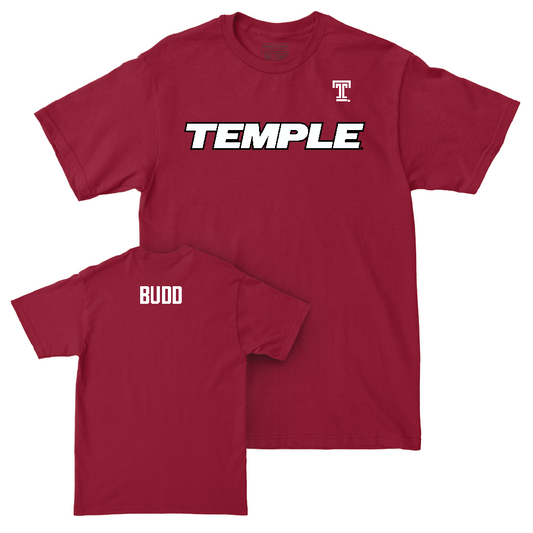 Temple Women's Gymnastics Cherry Sideline Tee - Amelia Budd Small