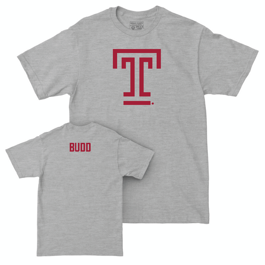 Temple Women's Gymnastics Sport Grey Temple Tee - Amelia Budd Small