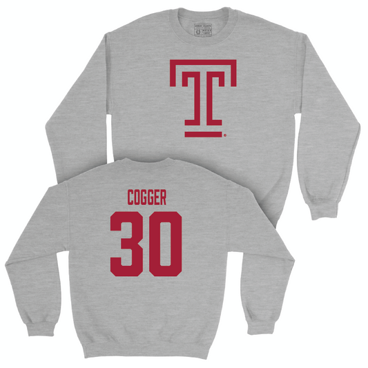 Temple Women's Field Hockey Sport Grey Temple Crew - Ashley Cogger | #30 Small