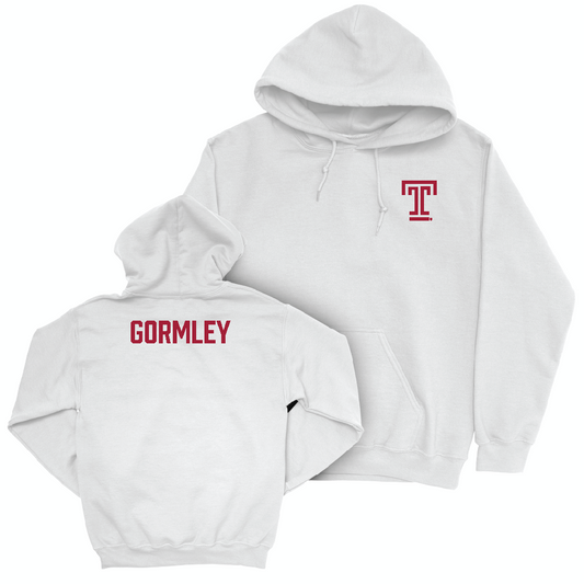 Temple Women's Fencing White Logo Hoodie - Arwen Gormley Small