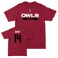 Temple Women's Lacrosse Cherry Staple Tee - Amelia Wright | #14 Small