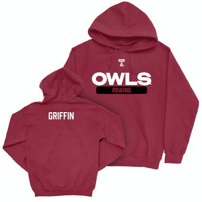 Temple Women's Rowing Cherry Staple Hoodie - Brooke Griffin Small