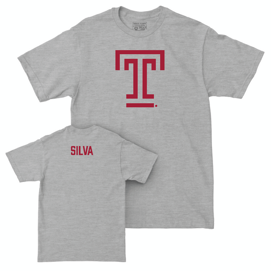 Temple Women's Gymnastics Sport Grey Temple Tee - Gianna Silva Small