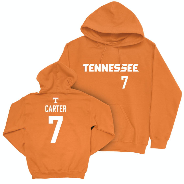 Tennessee Football Orange Sideline Hoodie - Arion Carter Small