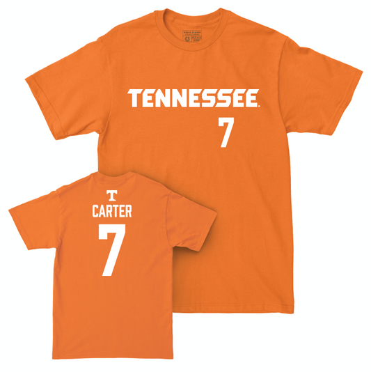 Tennessee Football Orange Sideline Tee - Arion Carter Small