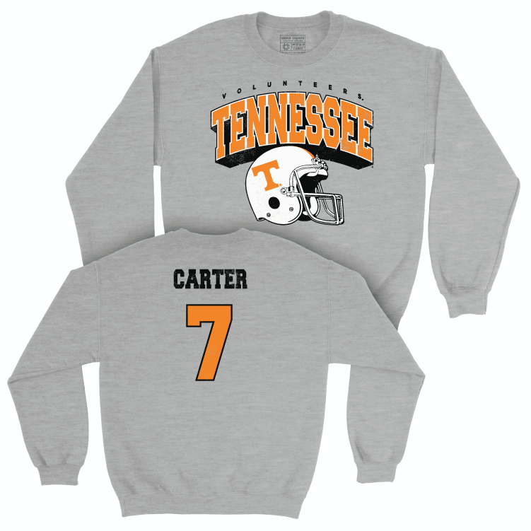 Tennessee Football Sport Grey Kickoff Crew - Arion Carter Small