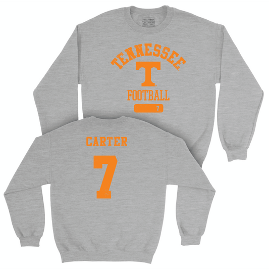 Tennessee Football Sport Grey Varsity Crew - Arion Carter Small