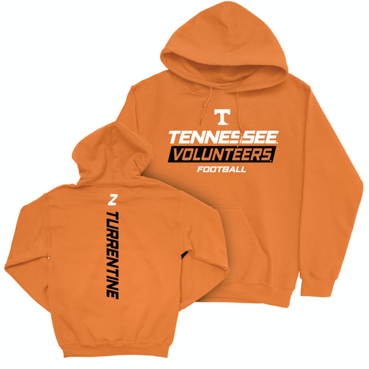 Tennessee Football Orange Rush Hoodie - Andre Turrentine Small