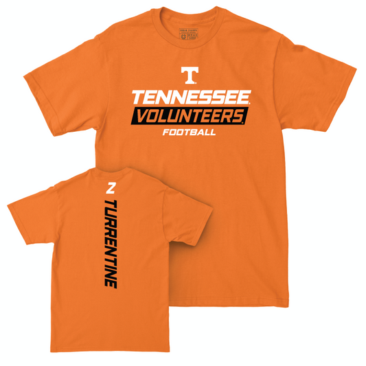 Tennessee Football Orange Rush Tee - Andre Turrentine Small