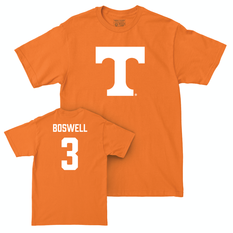 Tennessee Men's Basketball Orange Legacy Tee - Bishop Boswell Small