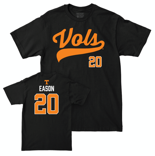 Tennessee Football Black Script Tee - Byrson Eason Small