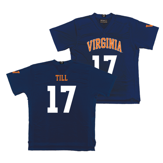 Virginia Men's Lacrosse Navy Jersey - Macklin Till | #17