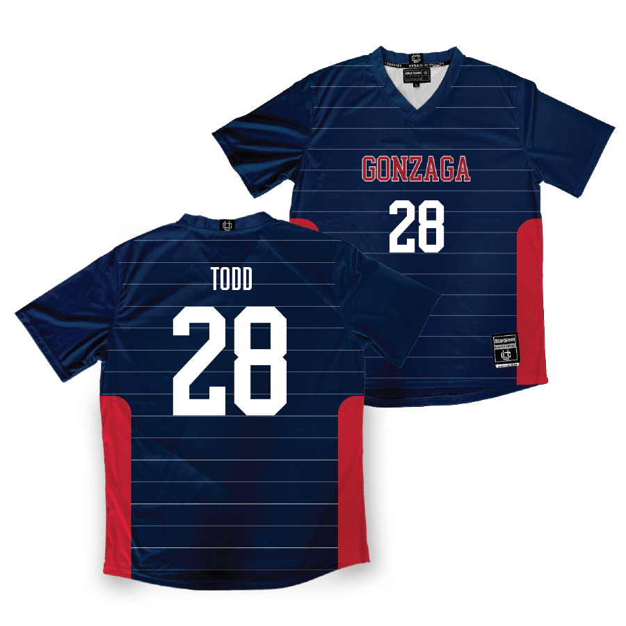 Gonzaga Women's Soccer Navy Jersey - Emily Todd