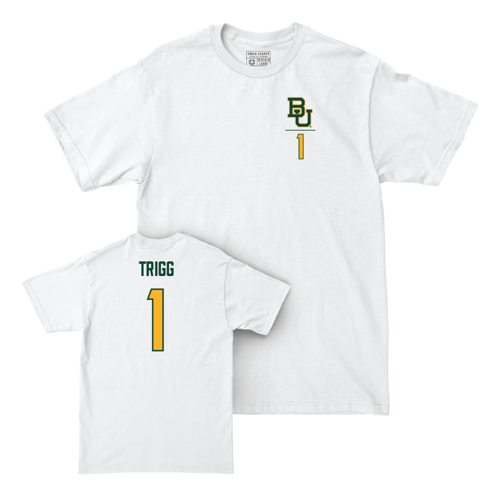 Baylor Football White Logo Comfort Colors Tee  - Michael Trigg