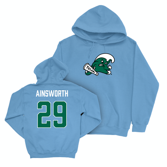 Tulane Baseball Blue Legacy Hoodie - Alex Ainsworth Small