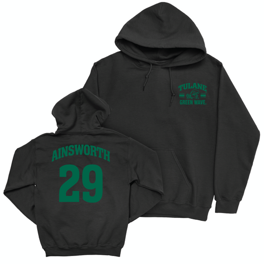 Tulane Baseball Black Victory Hoodie - Alex Ainsworth Small