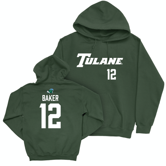 Tulane Women's Basketball Green Sideline Hoodie - Anastacia Baker Small