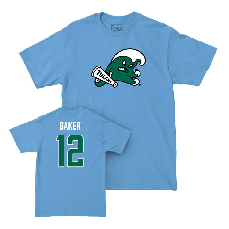 Tulane Women's Basketball Blue Legacy Tee - Anastacia Baker Small