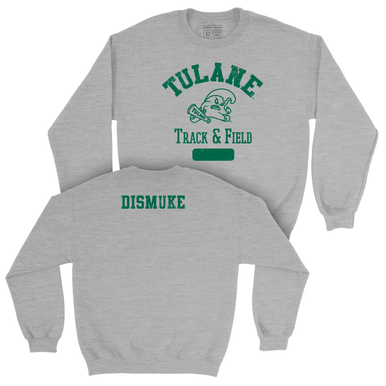 Tulane Women's Track & Field Sport Grey Varsity Crew - Alyssa Dismuke Small